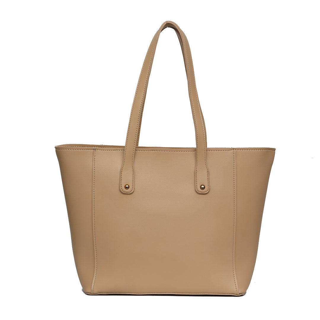 Signature Tote Bag - Beige