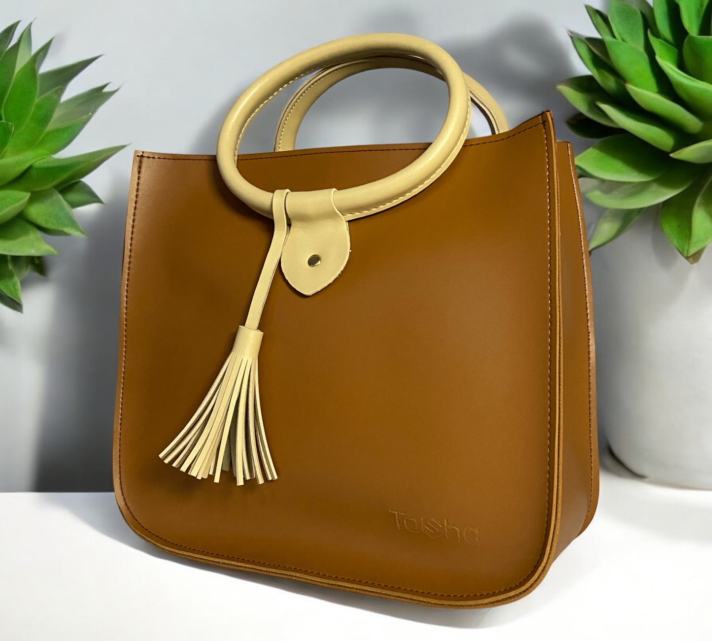 ICONIC Hand Bag (Brown)