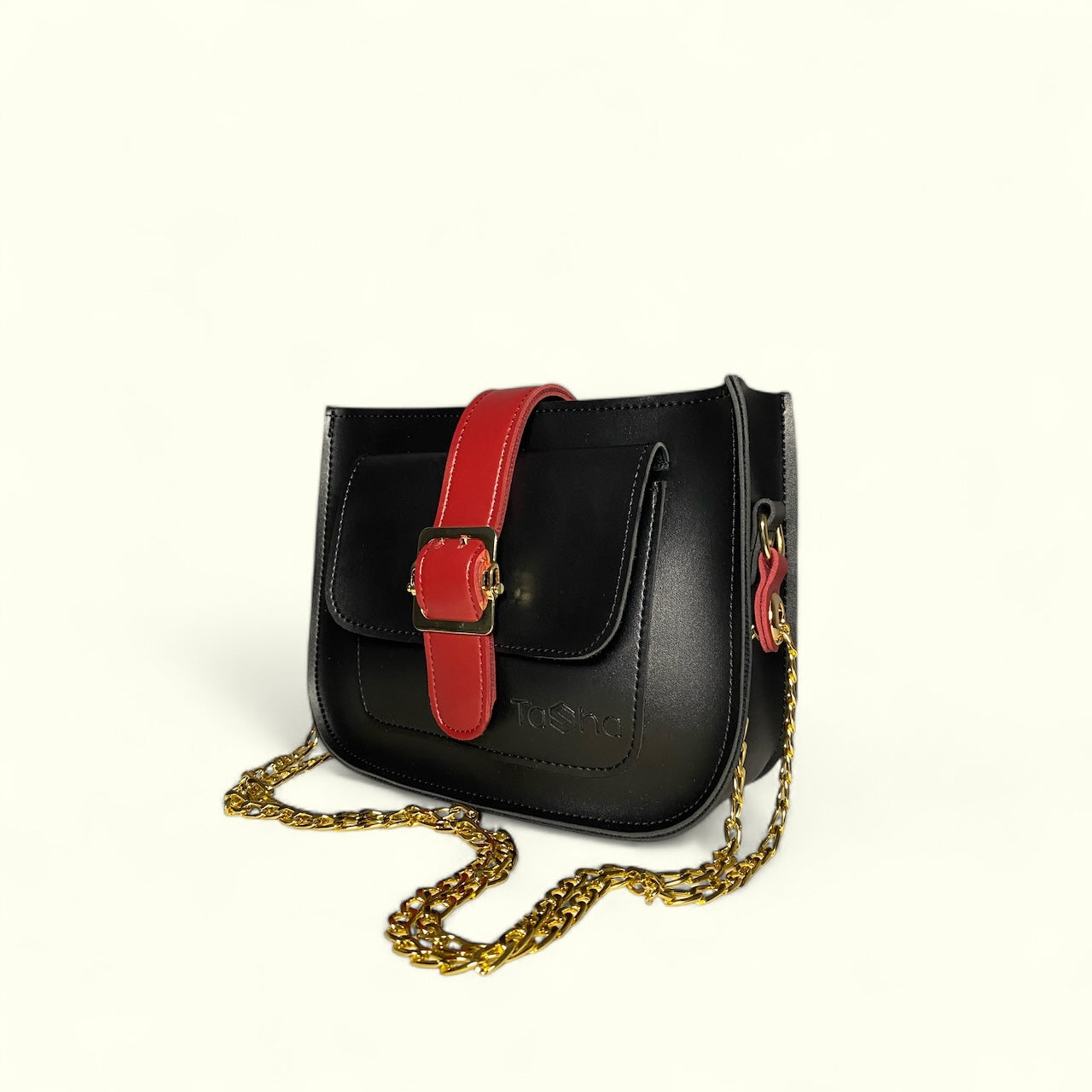 Mini ICONIC Crossbody Bag (Black)