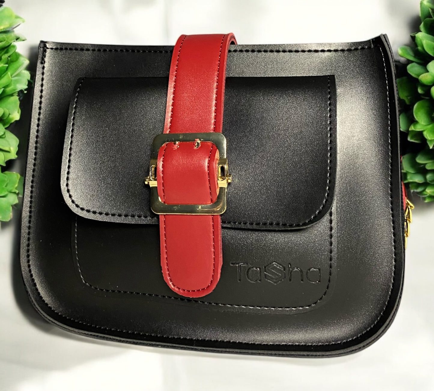 Mini ICONIC Crossbody Bag (Black)
