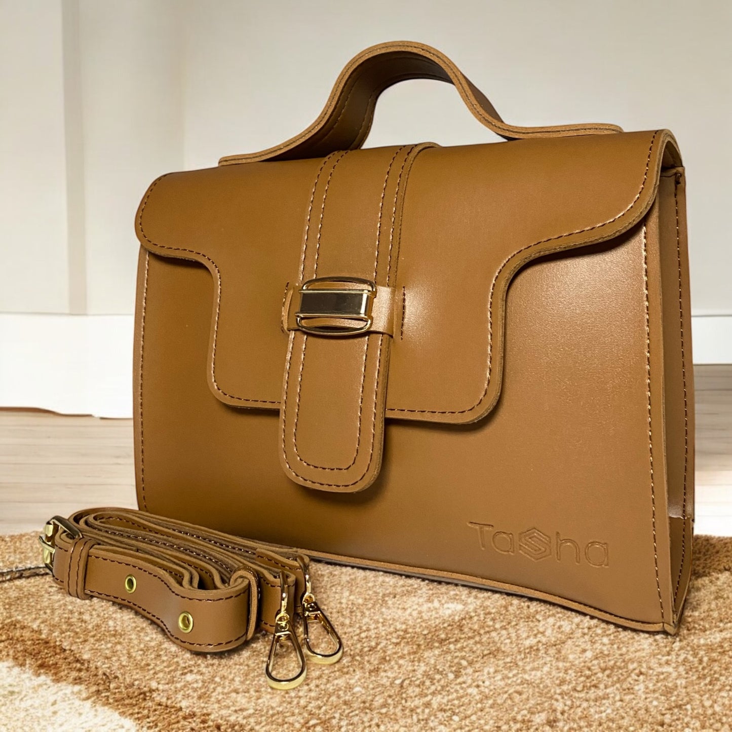 Crossbody Bag (Brown)