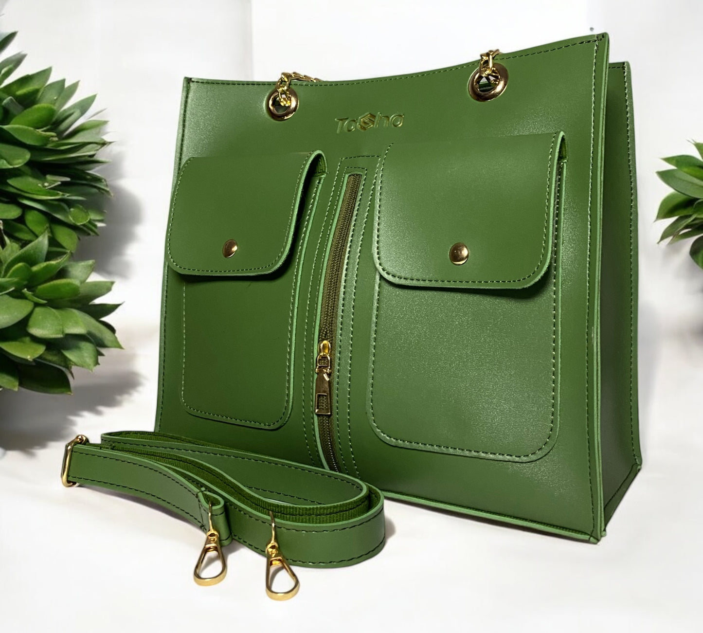 On-The-Go Hand Bag (Green)