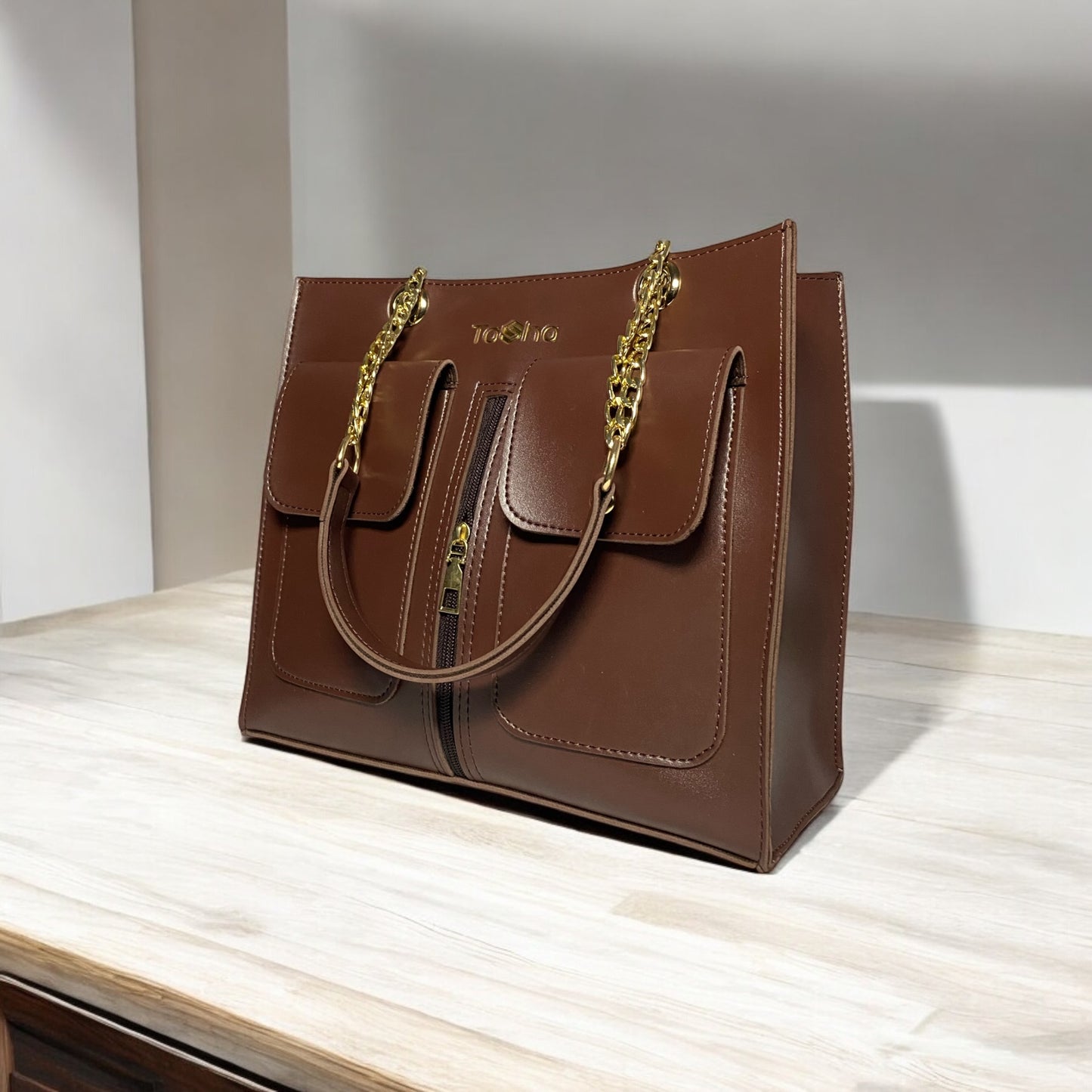On-The-Go Hand Bag (Brown)