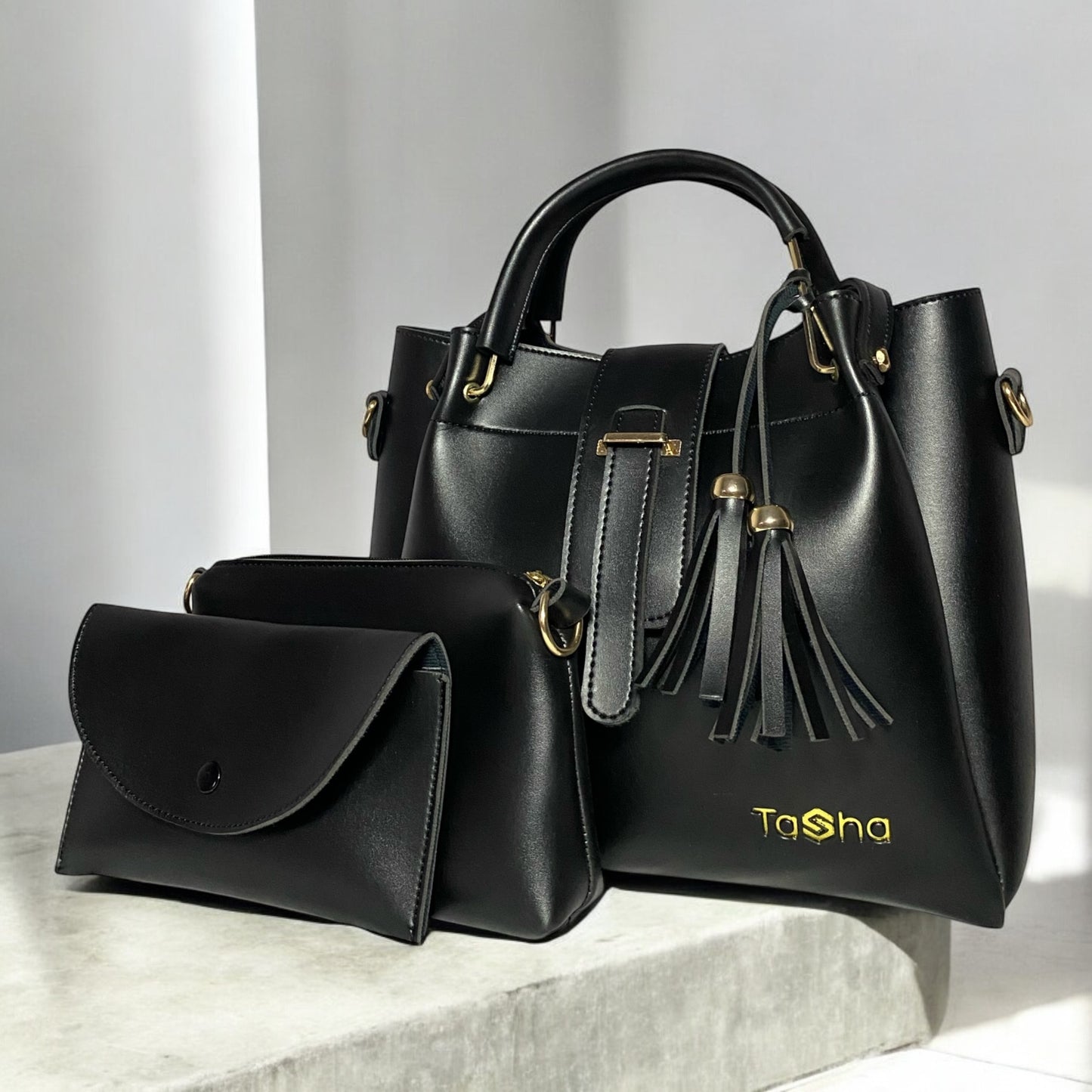 All-in-one - 3PC Bag Set (Black)