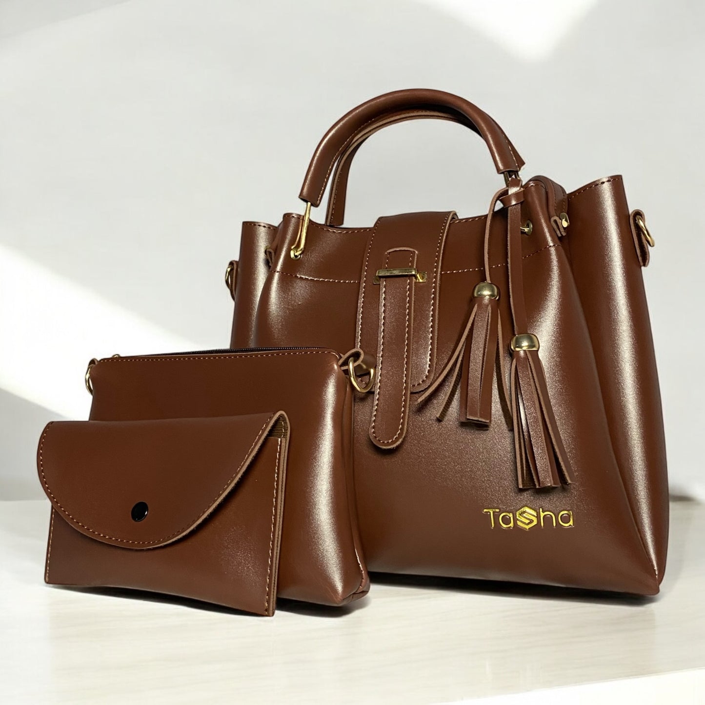 All-in-one - 3PC Bag Set (Brown)