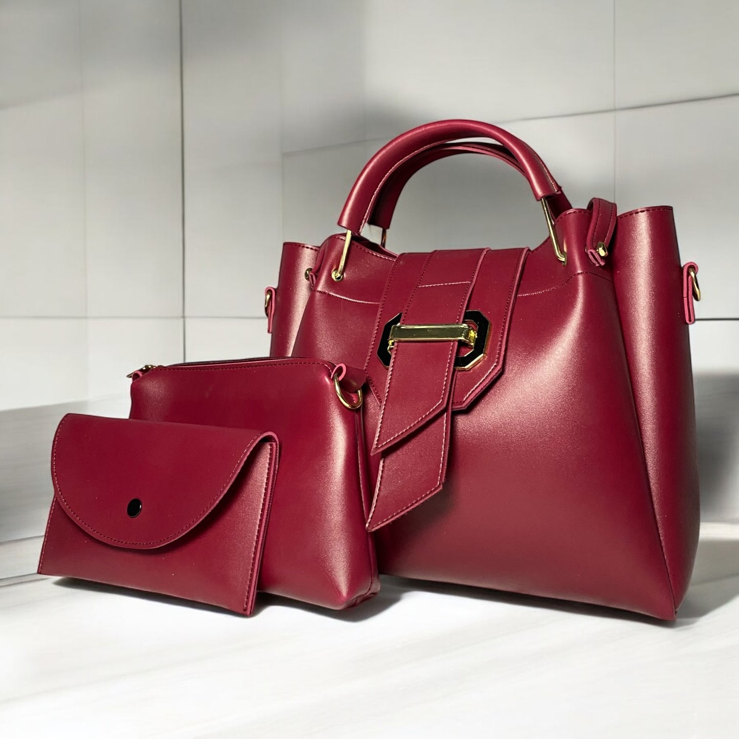 3PC Bag Set - All Purpose (Maroon)