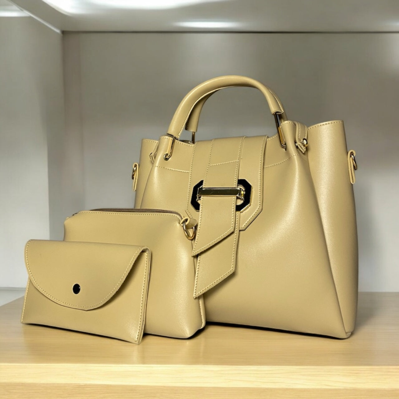 Marino Beige - 3PC Bag Set
