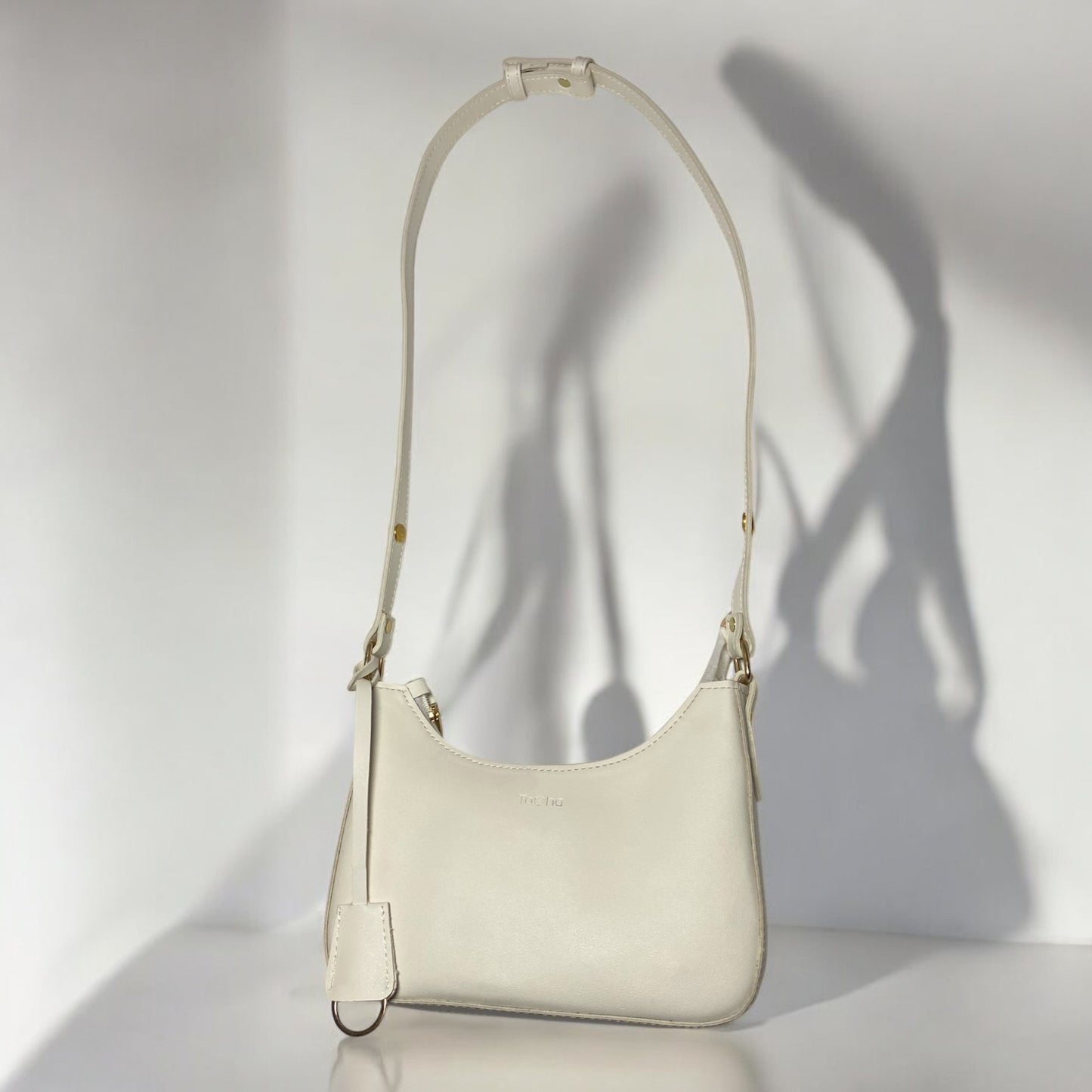 TASHA BAGUETTE - Ivory White