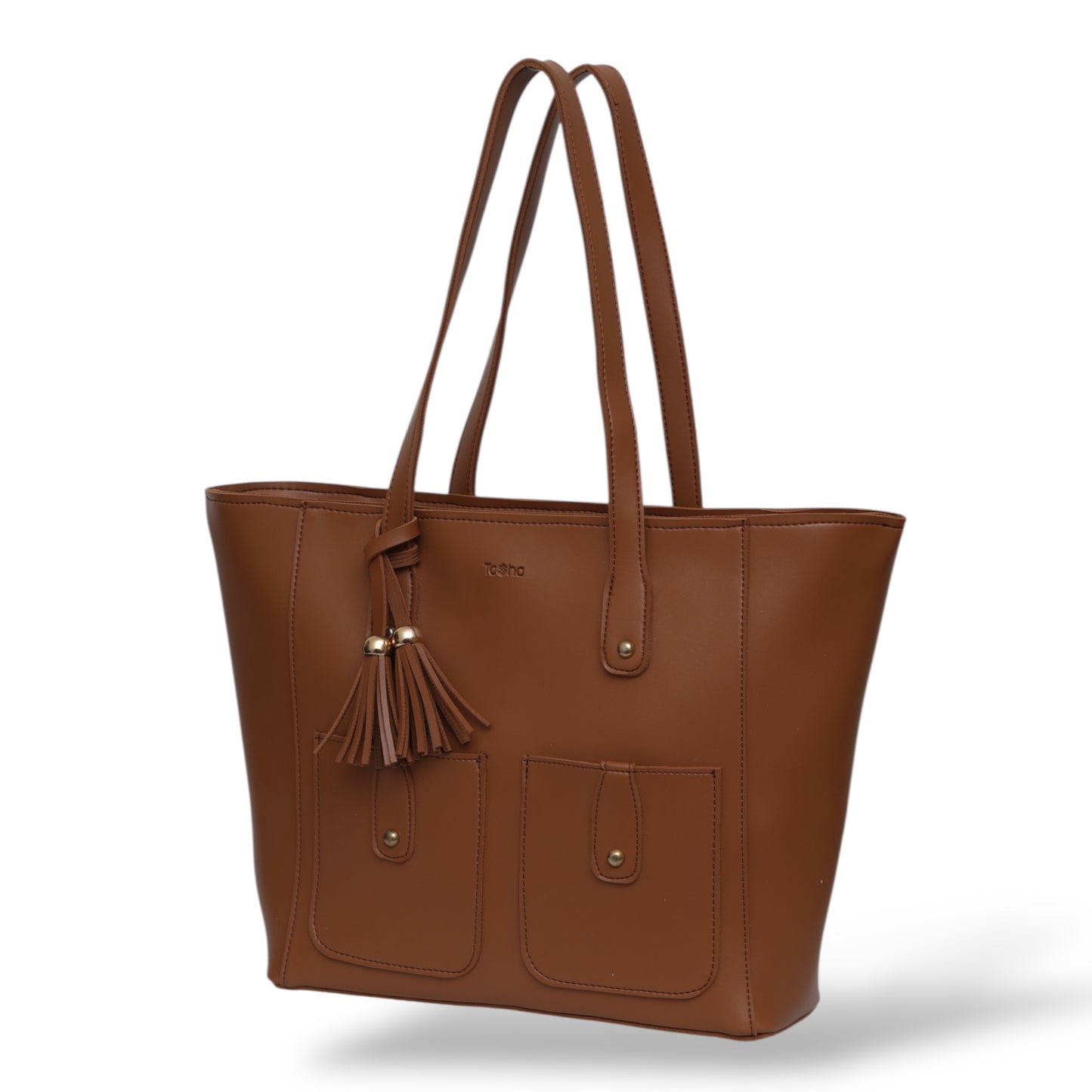 Signature Tote Bag - Brown