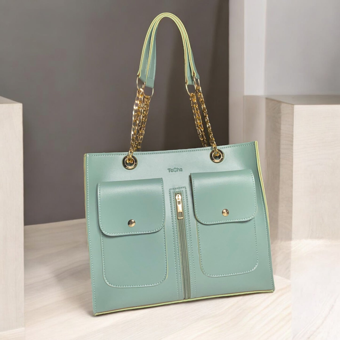 On-The-Go Handbag - Pastel Green