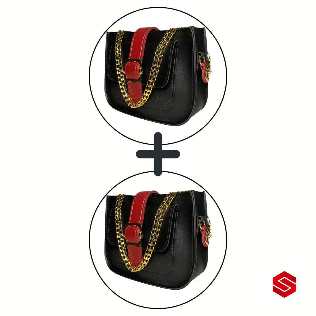 Tasha's (DUO DEAL) - ICONIC Crossbody (BLACK)