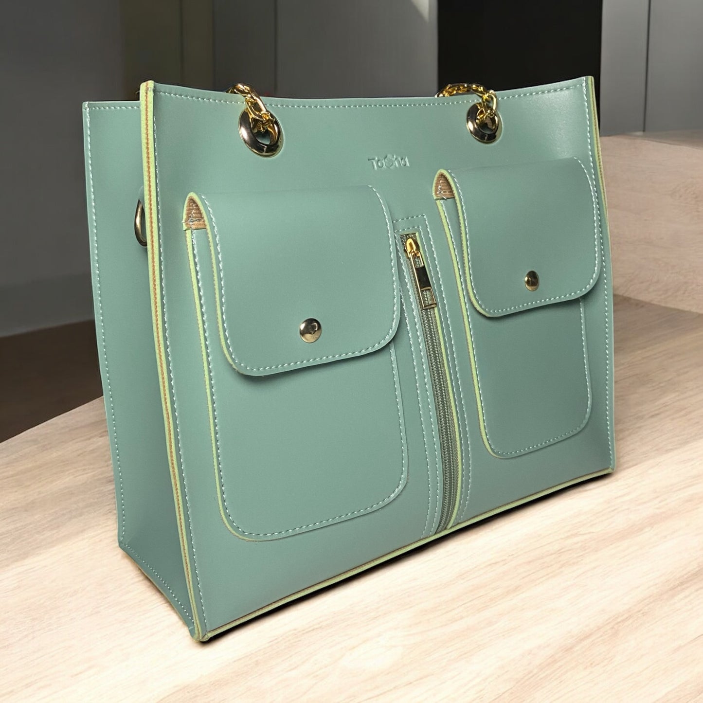 On-The-Go Handbag - Pastel Green
