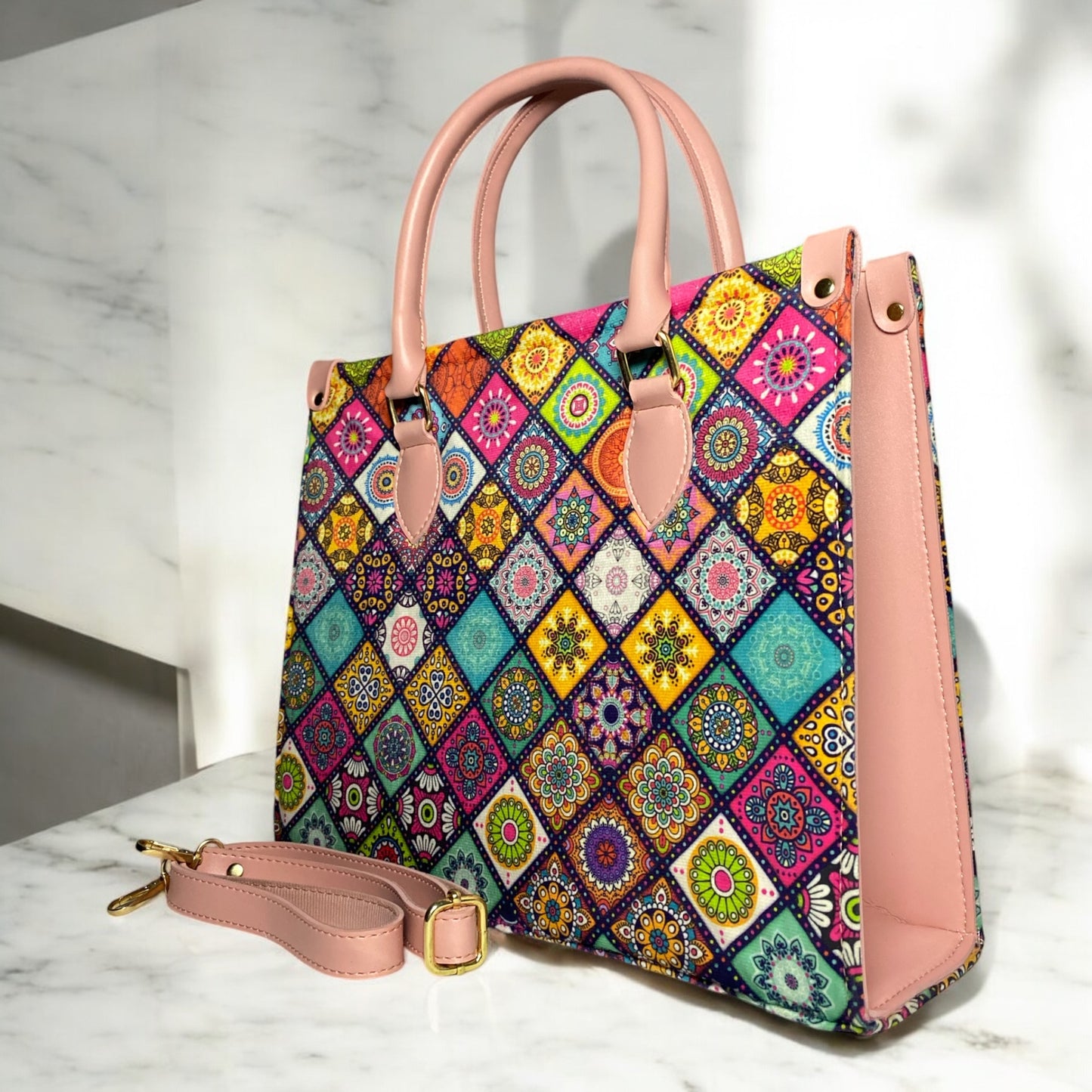 Premium Tote Bag - ROSHAN PINK