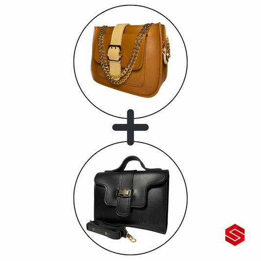Tasha's (DUO DEAL) - Iconic BROWN + Classic BLACK