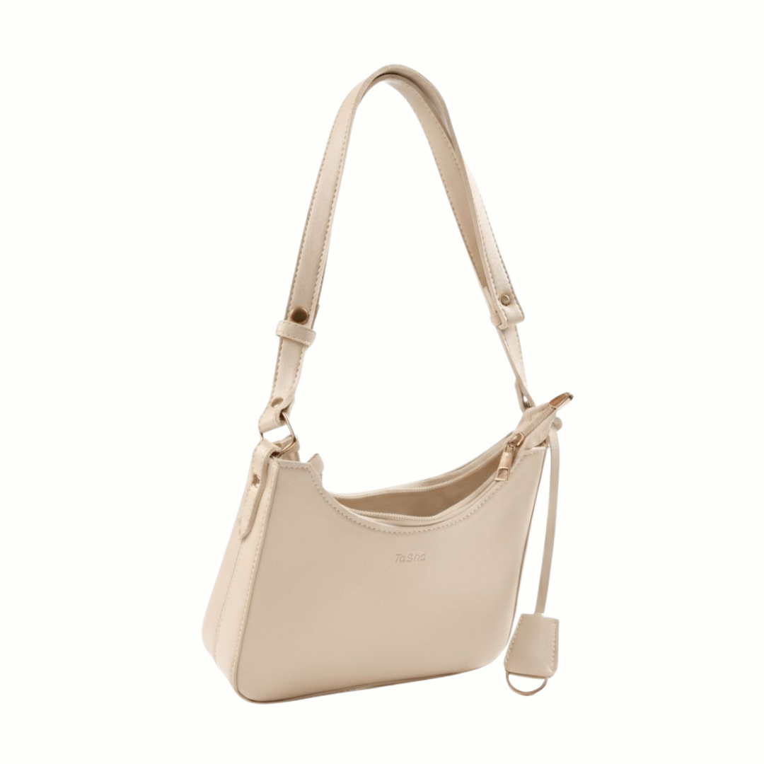 TASHA BAGUETTE - Ivory White