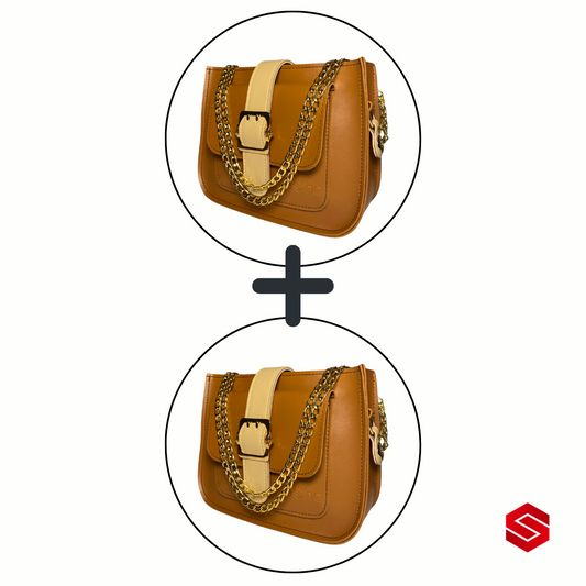 Tasha's (DUO DEAL) - ICONIC Crossbody (BROWN)