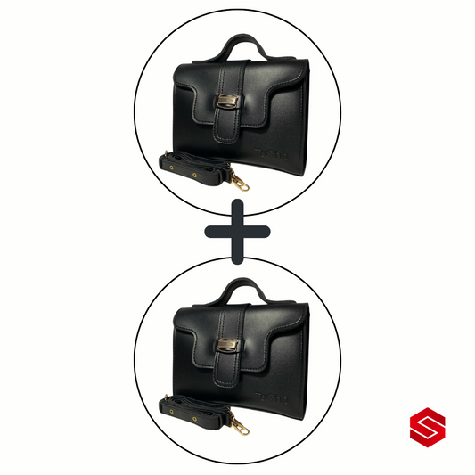 Tasha's (DUO DEAL) - Crossbody Bag (BLACK)