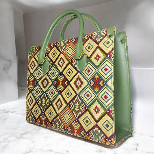 Roshan Premium Tote Bag - Green