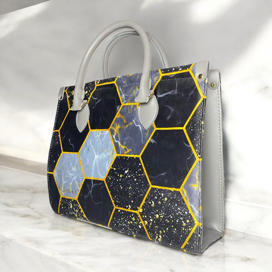Roshan Premium Tote Bag - Mosaic Grey