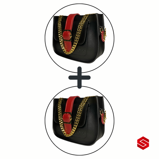Tasha's (DUO DEAL) - ICONIC Crossbody (BLACK)